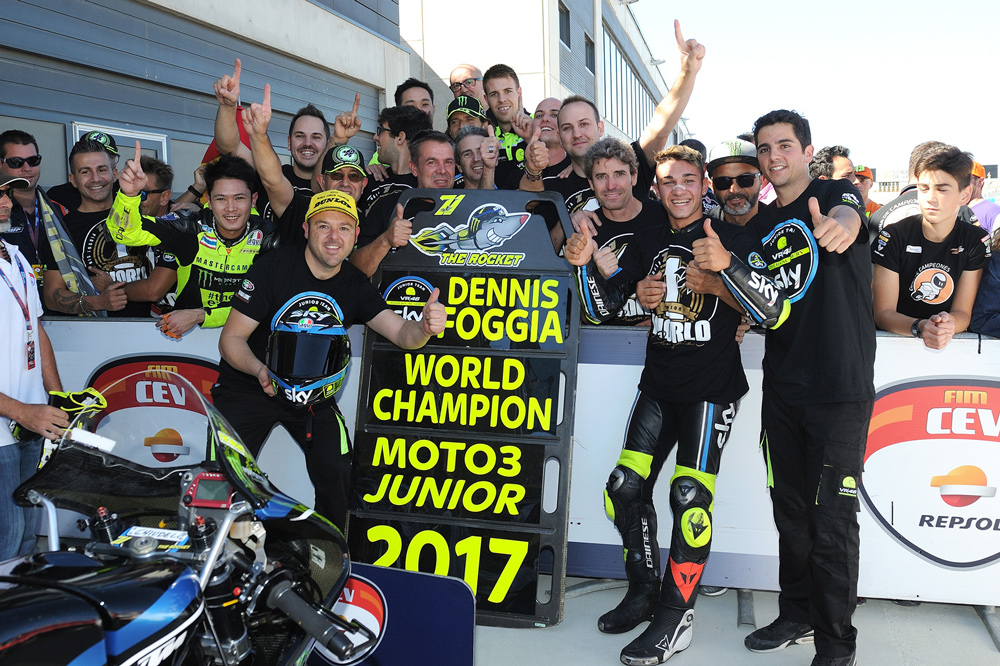 Dennis Foggia, Campeon del Mundo Moto3 Junior