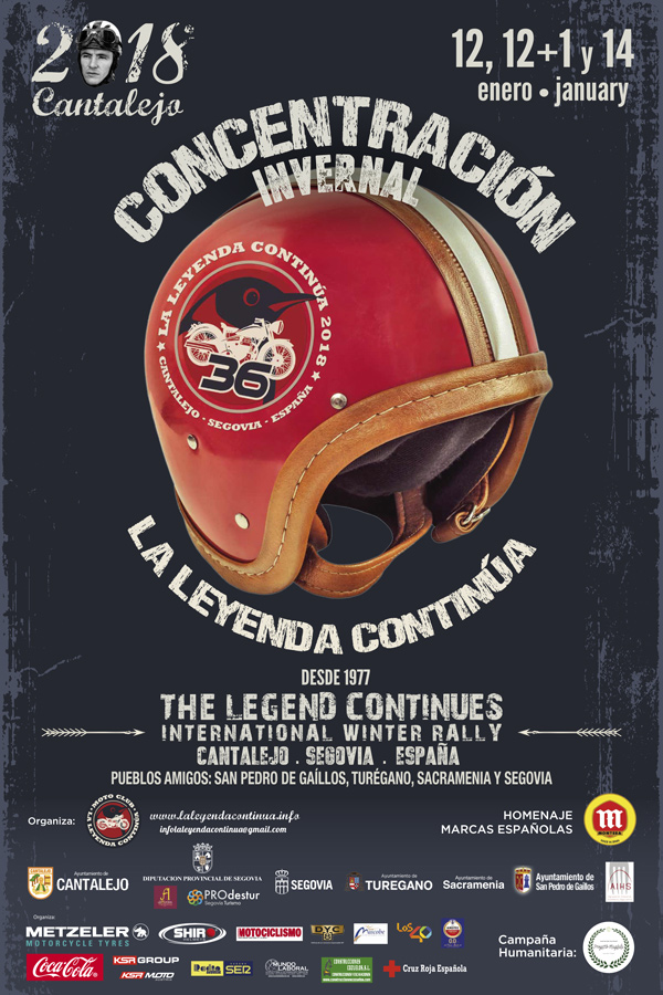 Cartel Concentración La Leyenda Continúa 2018