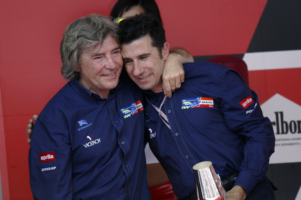 Angel Nieto y Jorge Martínez Aspar