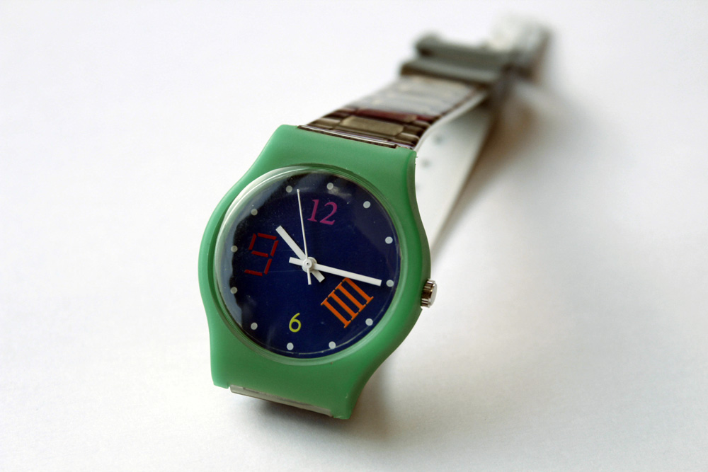 Reloj Unión Suiza diseño David Bestué