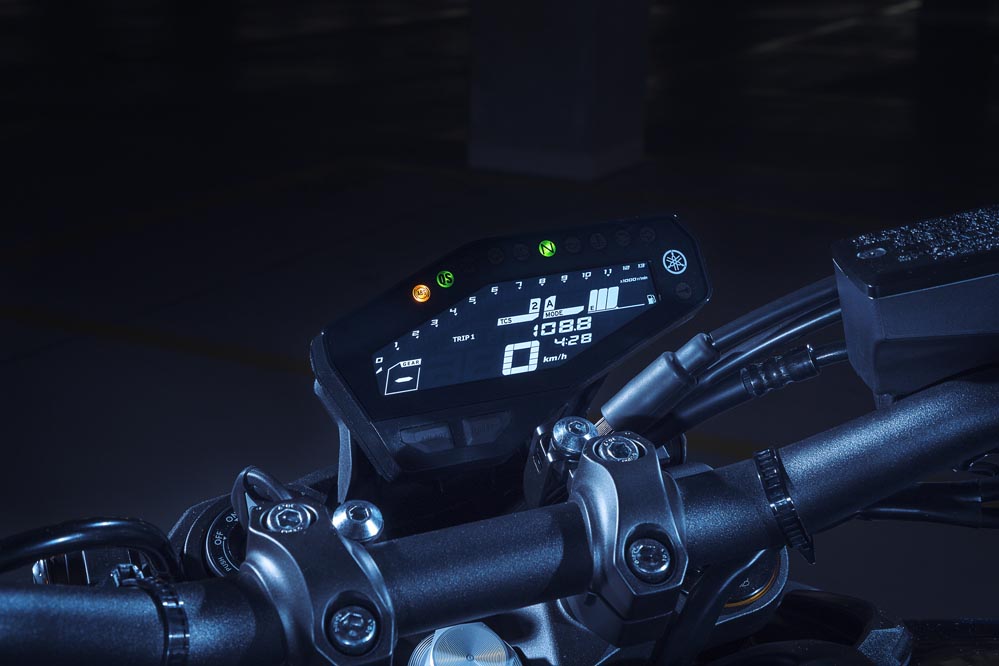 Yamaha MT 09 SP 2018, cuadro de instrumentos