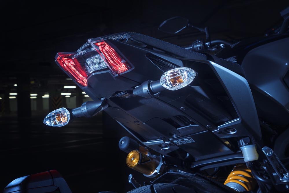 Yamaha MT 09 SP 2018, faro trasero