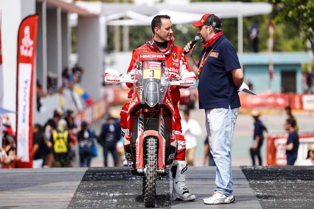 Gerard Farrés sigue siendo el mejor piloto español en el Rally Dakar 2018