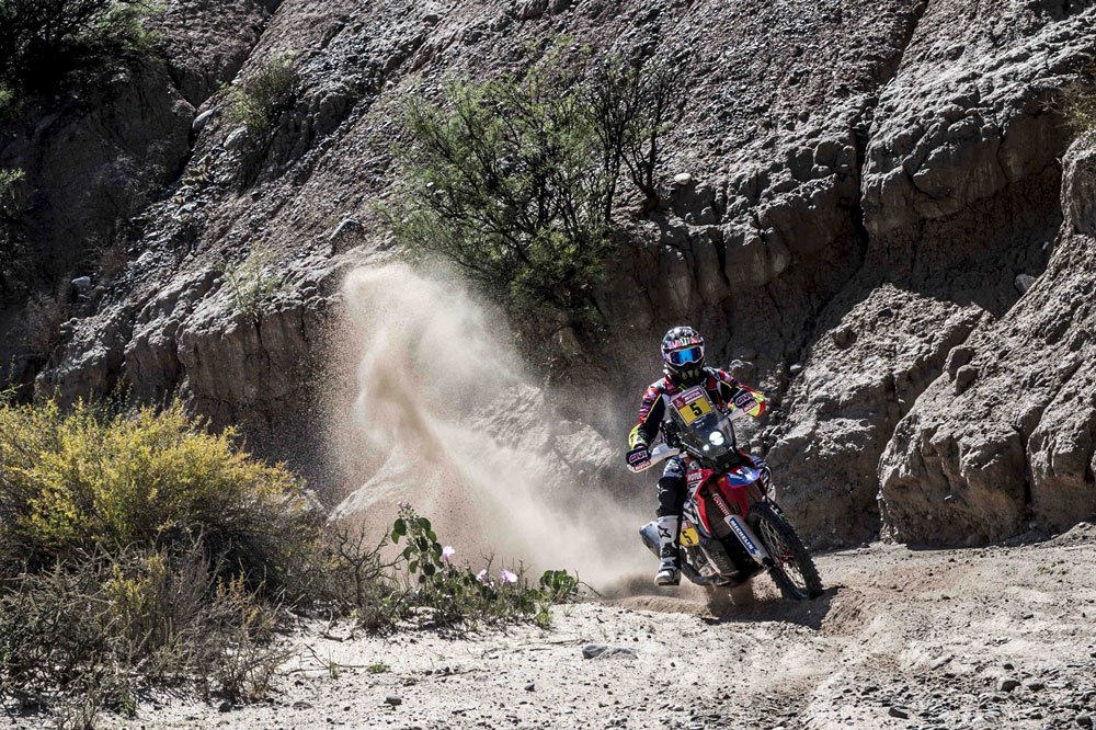 Joan Barreda es segundo en la clasificación general del Dakar 2018 tras la décima etapa