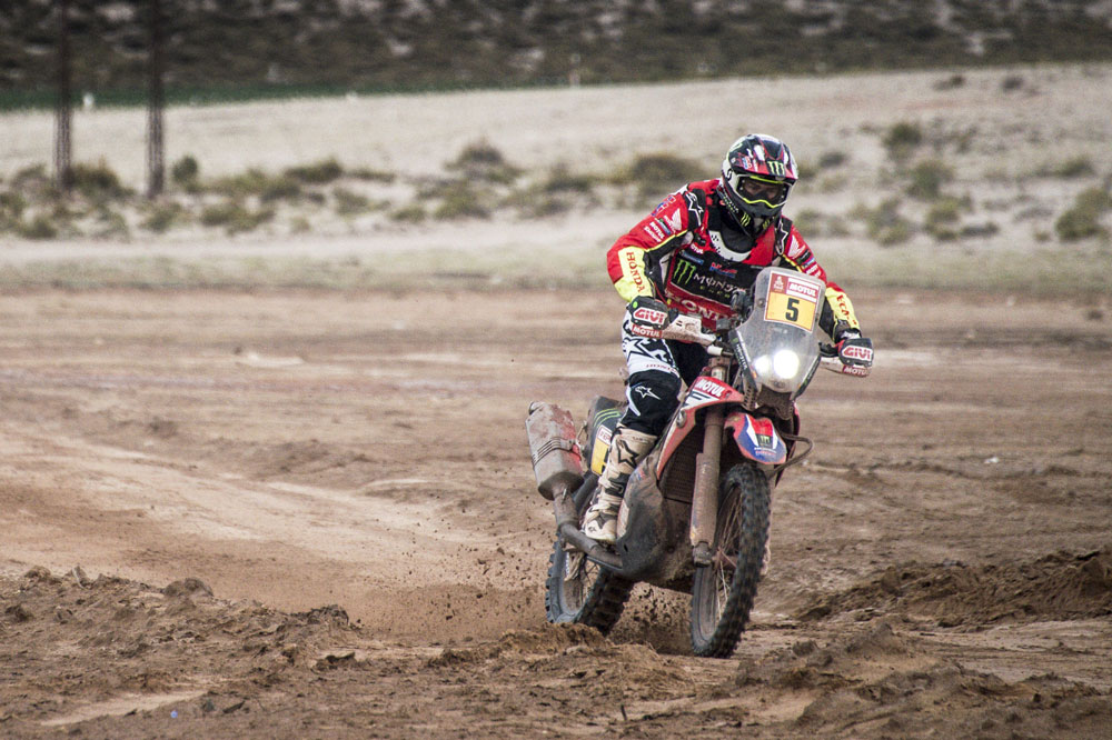 Joan Barreda salió lesionado en la octava etapa del Rally Dakar