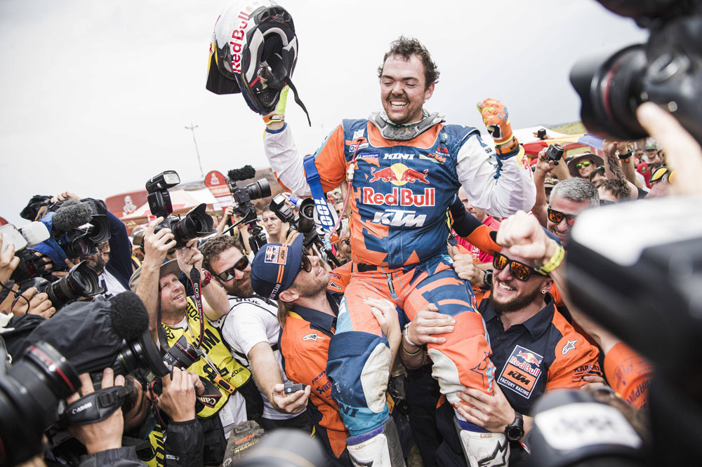 Matthias Walkner logra la victoria final en el Dakar 2018 con KTM