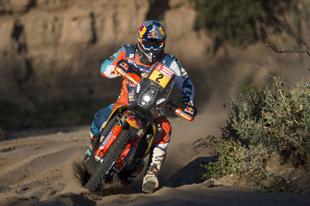 Mattias Walkner está a un paso de la victoria final en el Dakar 2018