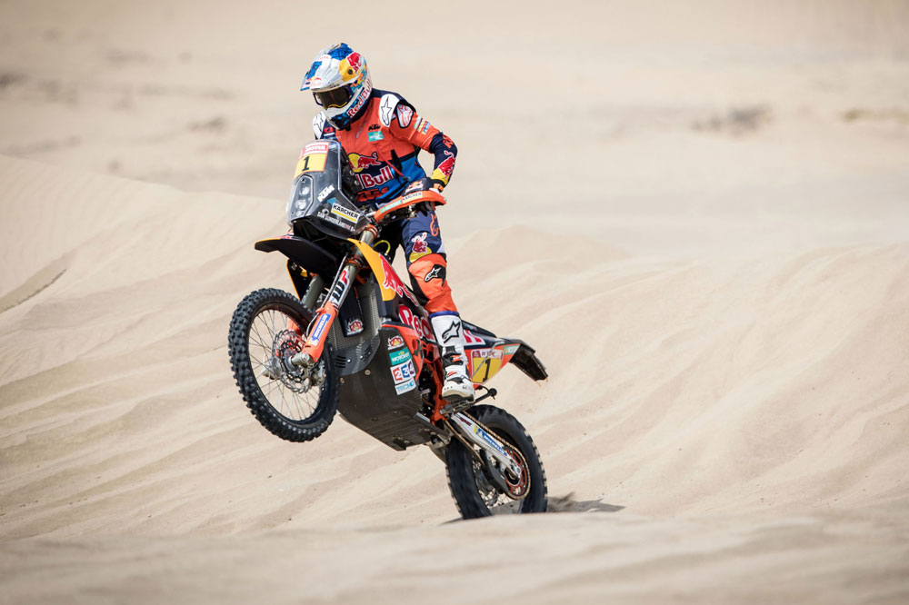 Sam Sunderland, victoria en la tercera etapa del Dakar 2018