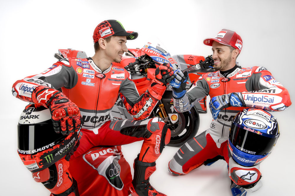 Presentación Ducati MotoGP 2018 Lorenzo y Dovizioso