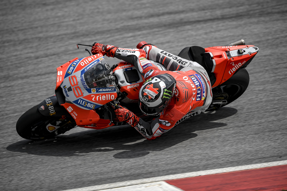 Jorge Lorenzo se llevó el mejor tiempo de los entrenamientos MotoGP en Malasia