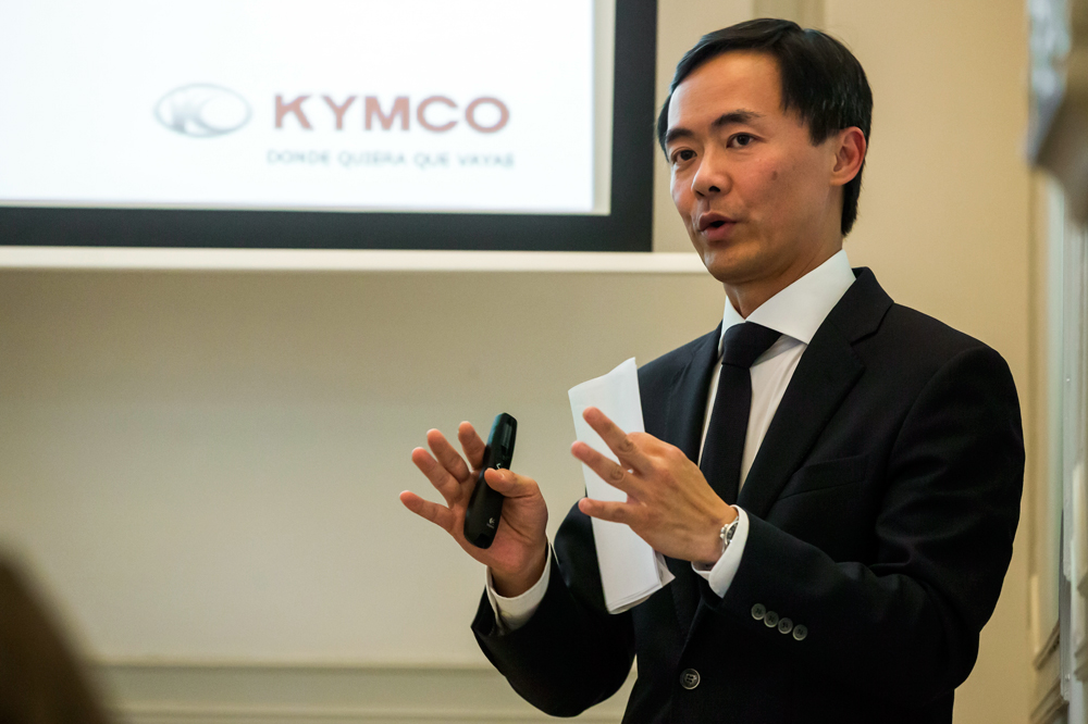 Carlos Wang, Director General de motocicletas KYMCO