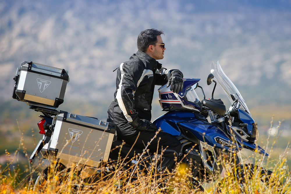 Chaqueta moto SD-JT41 de Seventy Degrees negro y gris