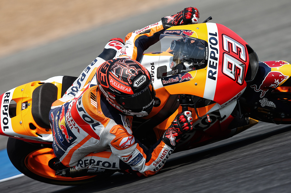 Marc Márquez durante los entrenamientos MotoGP en Tailandia