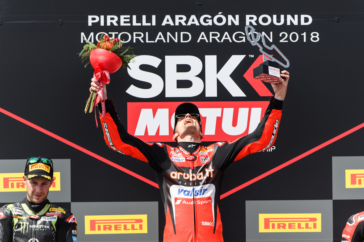 Chaz Davies logra su séptima victoria en Motorland Aragon