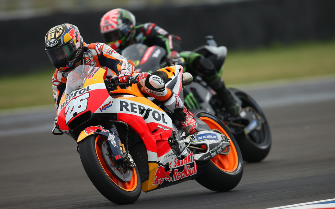 Dani Pedrosa y Johann Zarco en el GP de Argentina