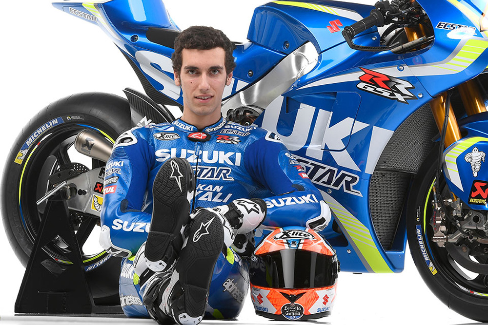 Alex Rins, dos años más con Suzuki