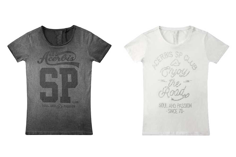 Camisetas de la Coleccion SP Club para mujer de Acerbis
