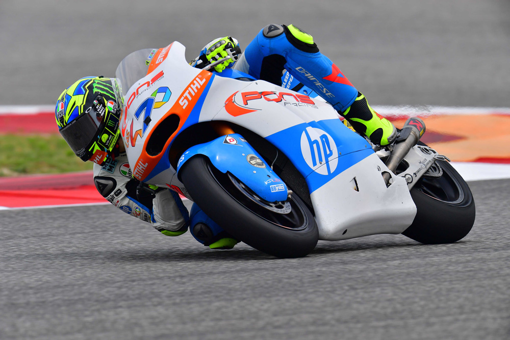 Lorenzo Baldasarri pole y victoria en el GP de España en Moto2