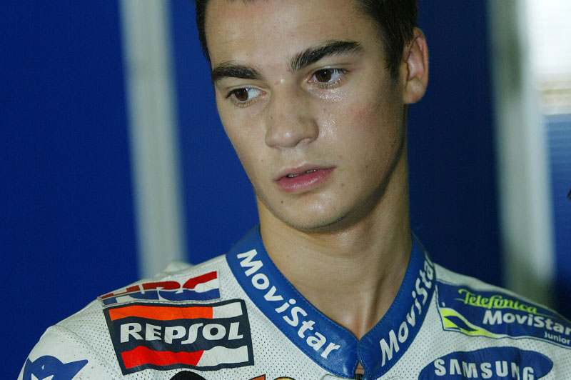 Dani Pedrosa en 2003