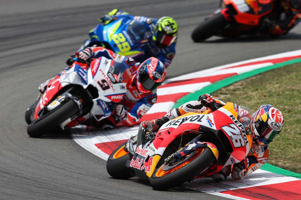 Dani Pedrosa logró la quinta posición en el GP de Cataluña