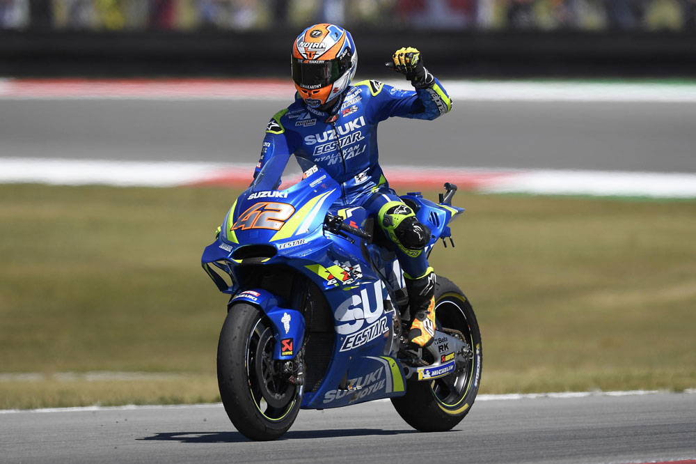 Alex Rins logró su mejor carrera hasta la fecha en MotoGP en el GP de Holanda