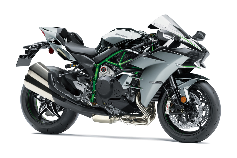 La Kawasaki H2 2019 tiene algunas de las mejoras de la versión SX