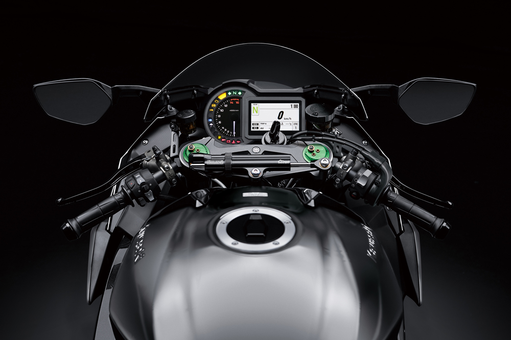 Cuadro de instrumentos de la Kawasaki Ninja H2 2019