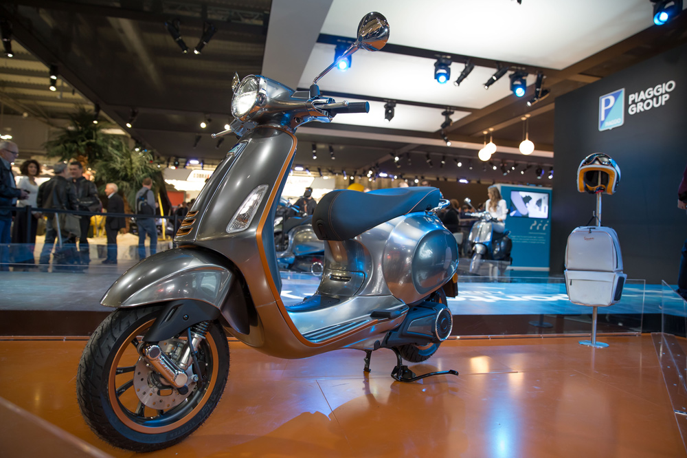 El prototipo de la Vespa Eléctrica se presentó en el Salón de Milán en 2017