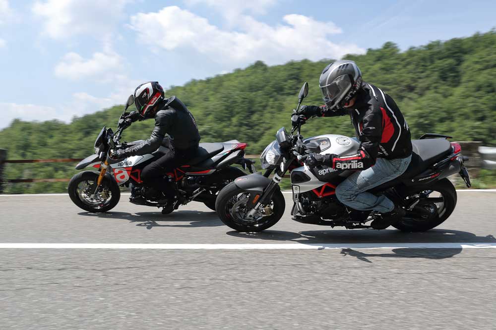 Aprilia Shiver y Aprilia Dorsoduro