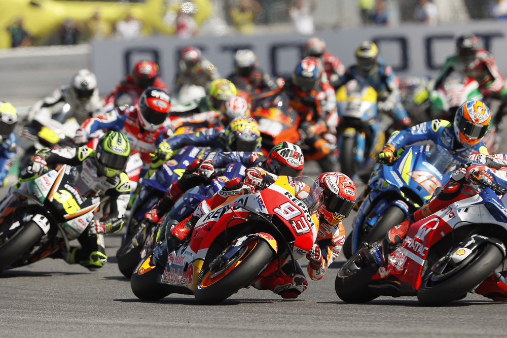 Salida MotoGP en el Gran Premio de San Marino