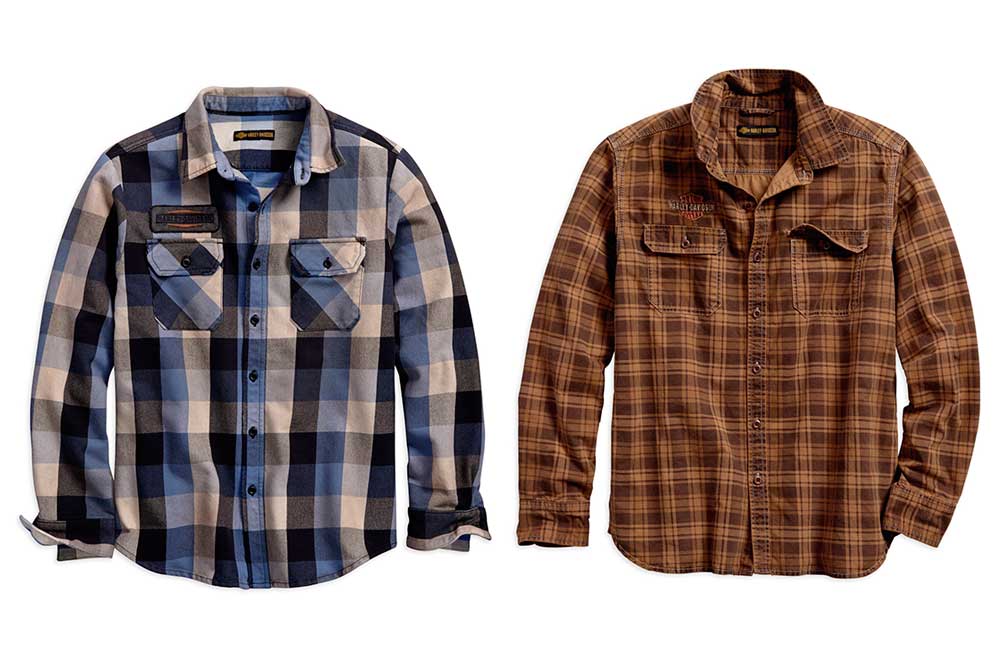 Camisas de cuadros Harley Davidson otoño 2018