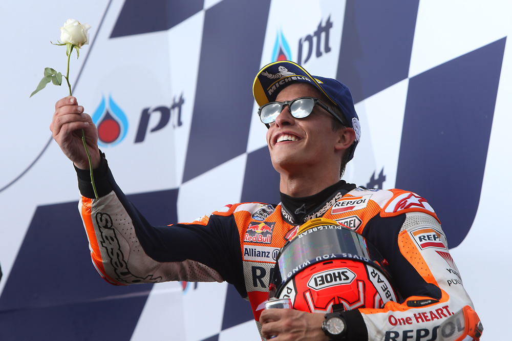 Victoria de Marc Márquez en el Gran Premio de Tailandia MotoGP