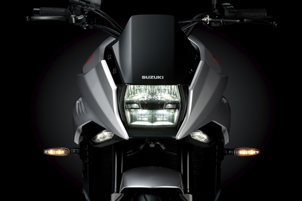Faro delantero de la Suzuki Katana 2020