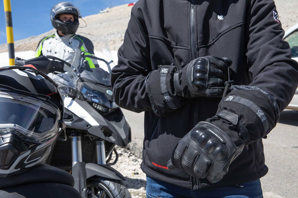Guantes y chaquetas calefactables de Vquattro