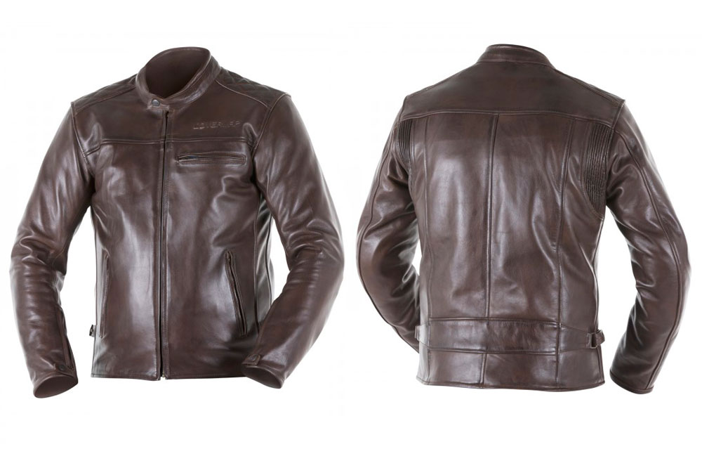 Chaqueta piel Rainey de Overlap en marrón