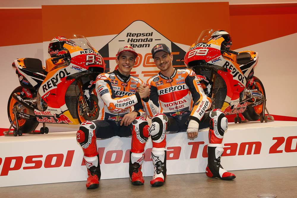 Marc Márquez y Jorge Lorenzo: Repsol Honda MotoGP