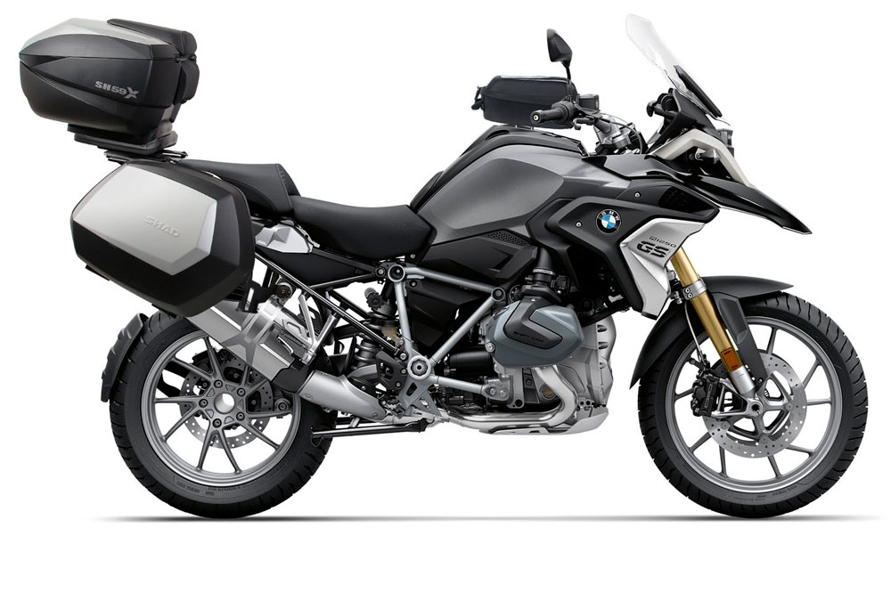 Equipamiento completo SHAD para la BMW R1250 GS y la Yamaha Niken 900