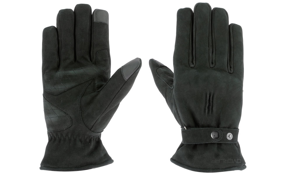 Guantes London Overlap color negro