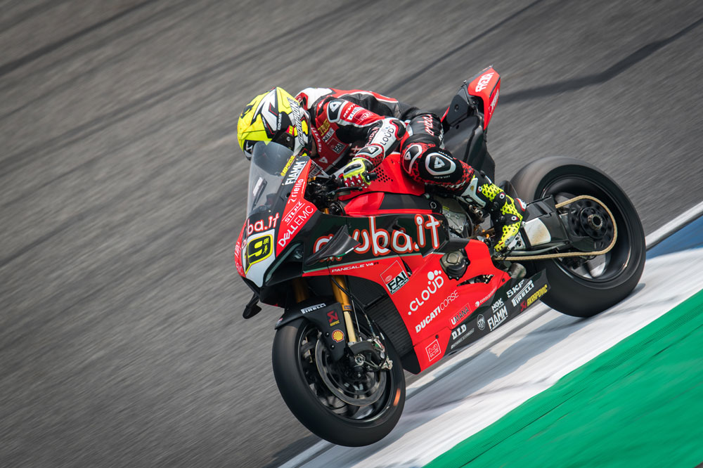 Alvaro Bautista con Ducati en SBK en Tailandia