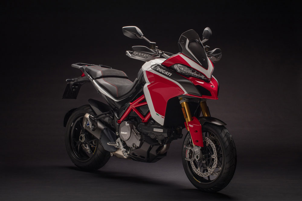 La Ducati Multistrada 1290 Pikes Peak es la más equipada de la gama