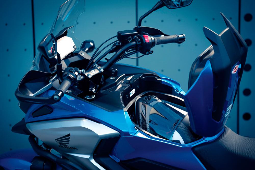 Espacio para el equipaje de la Honda NC 750X