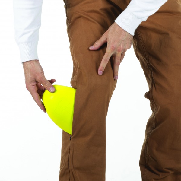 Protecciones Pantalón chino de Overlap en camel