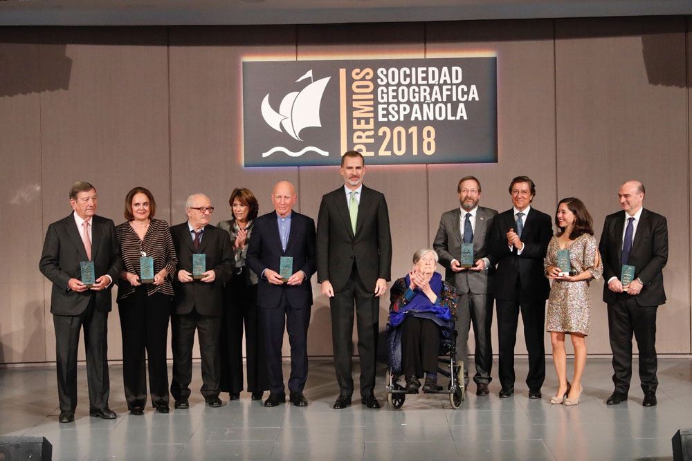 Alicia Sornosa Premio de la Sociedad Geográfica Española