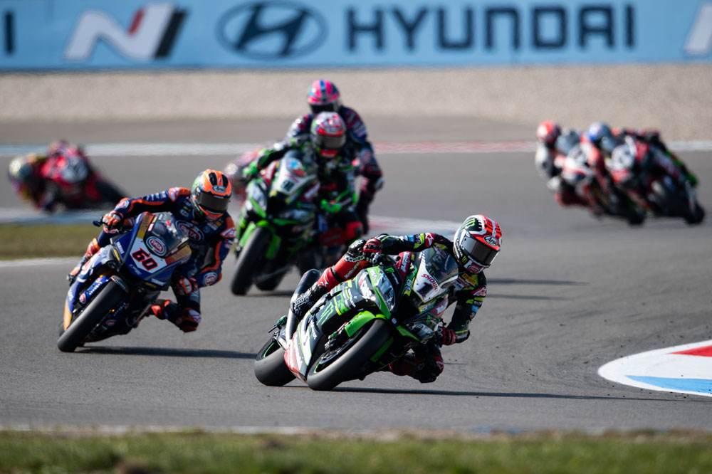 Podio de SBK en Assen 2019