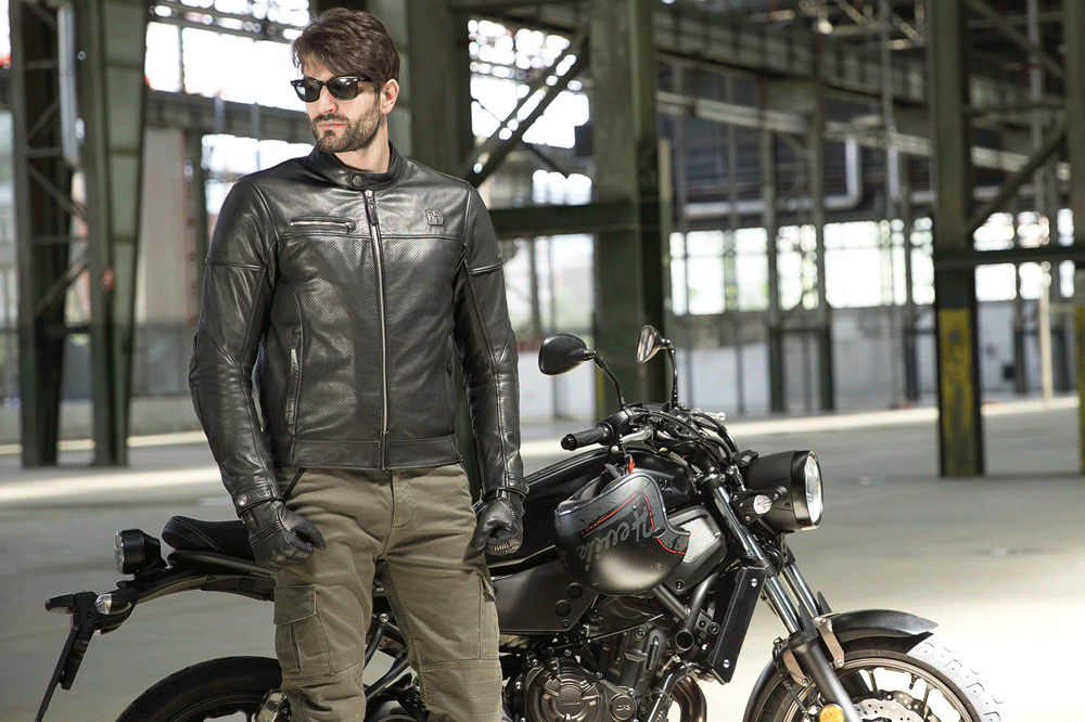 Chaqueta moto Black Cafe de Hevik