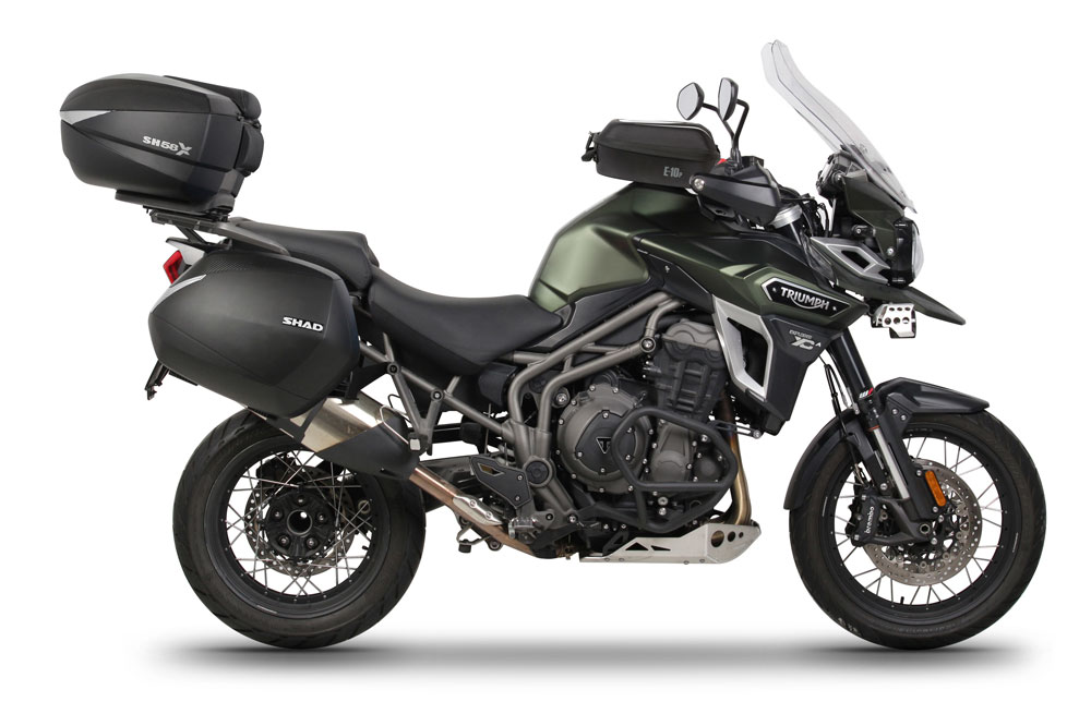 Thiumph Explorer equipada por SHAD