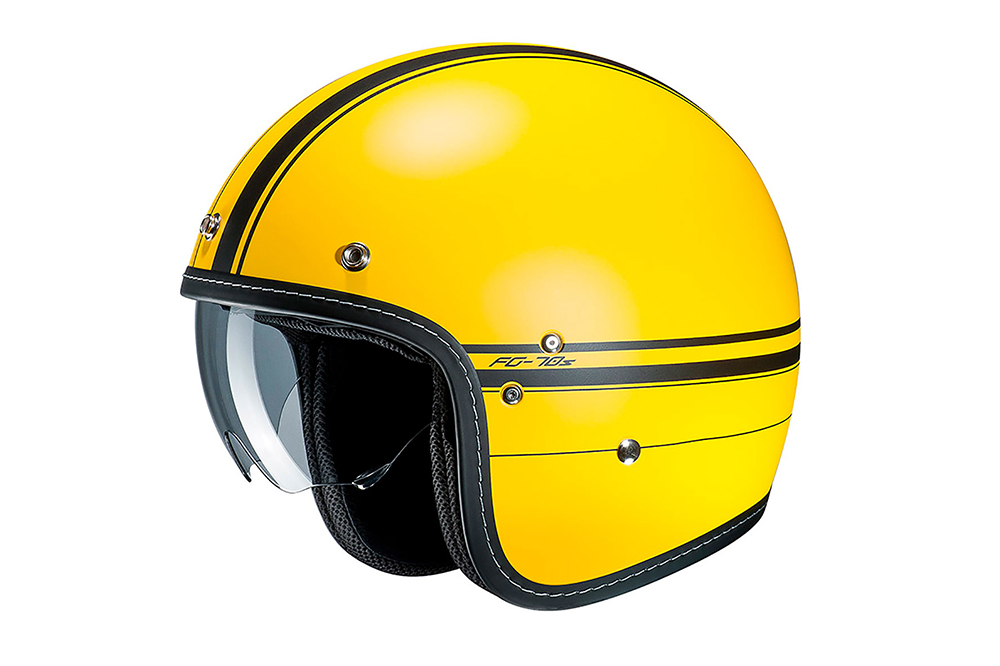 Casco jet FG-70s Ladon de HJC amarillo