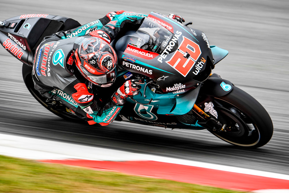 Fabio Quartararo remató un buen fin de semana con una segunda posición