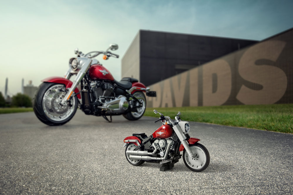 Harley-Davidson Fat Boy de Lego
