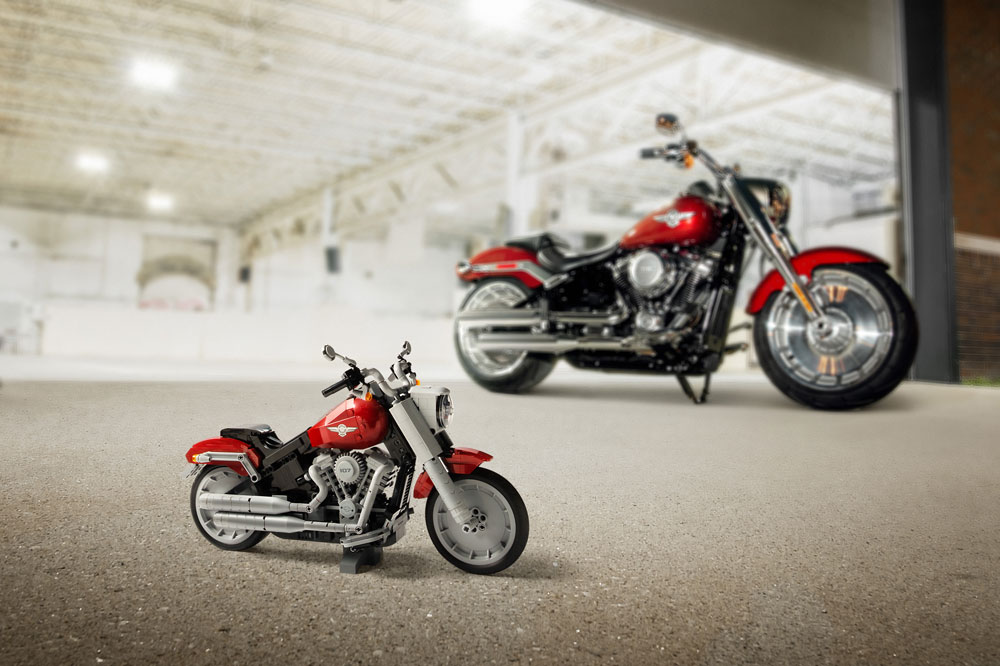 Harley-Davidson Fat Boy de Lego